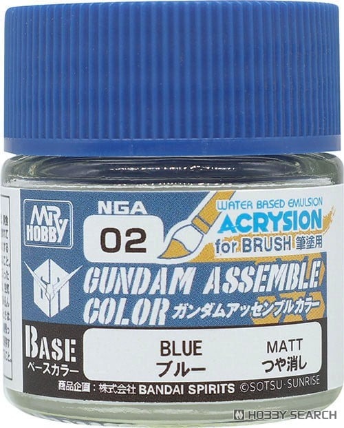 預約商品 8月 MR.HOBBY 郡氏 俊士 GSI GUNDAM ASSEMBLE NGA02 消光藍色 水性漆