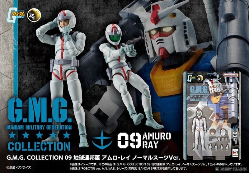 預約商品 12月 MH GMG 收藏集09 機動戰士鋼彈 地球聯邦軍 阿姆羅 標準服