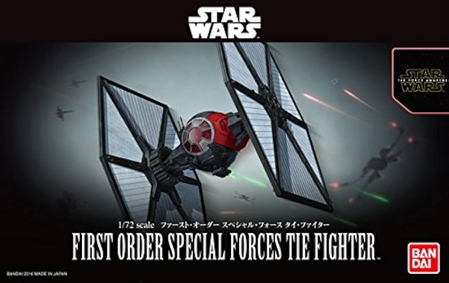 BANDAI 組裝模型 星際大戰 1/72 第一軍團特種部隊鈦戰機