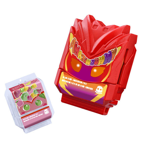 預約商品 1月 BANDAI 假面騎士GAVV DX驚奇&爆米香口香糖菓子獸(桃子口味)套組(PB商店)