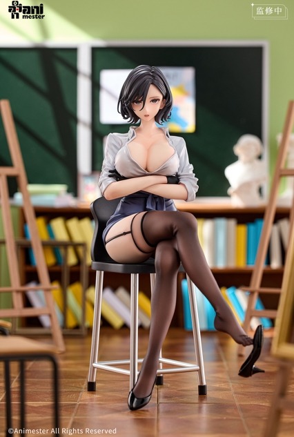 預約商品 2月 大漫匠Animester 1/6美術老師的課後指導 瑠美(附特典:水貼嚴肅臉)